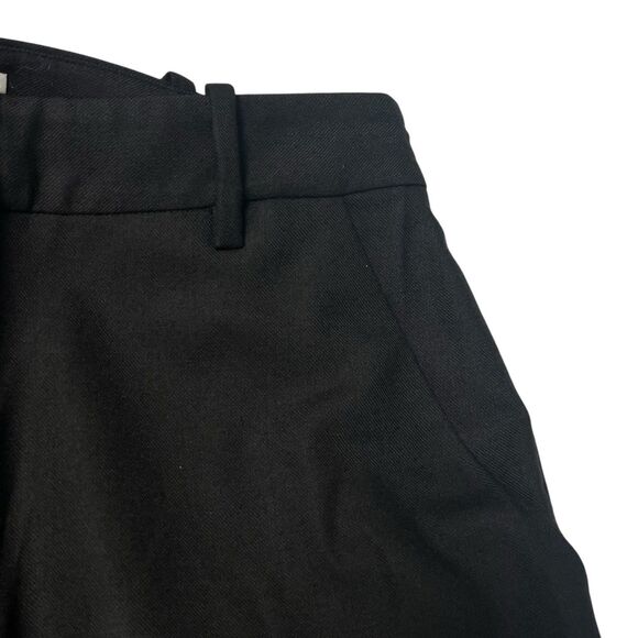 Reformation Dress Pants Black Wool Blend Straight Leg Work Office Minimalist 0 - Picture 7 of 10